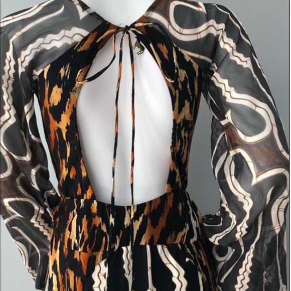 Indah Celia Maxi Leopard Animal Dress - Picture 4 of 6